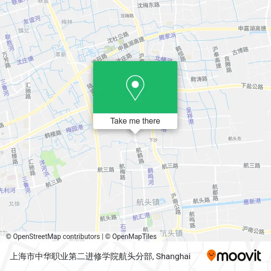 上海市中华职业第二进修学院航头分部 map