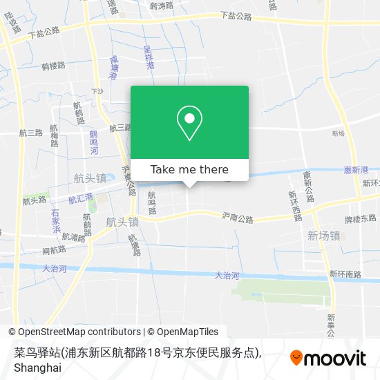 菜鸟驿站(浦东新区航都路18号京东便民服务点) map