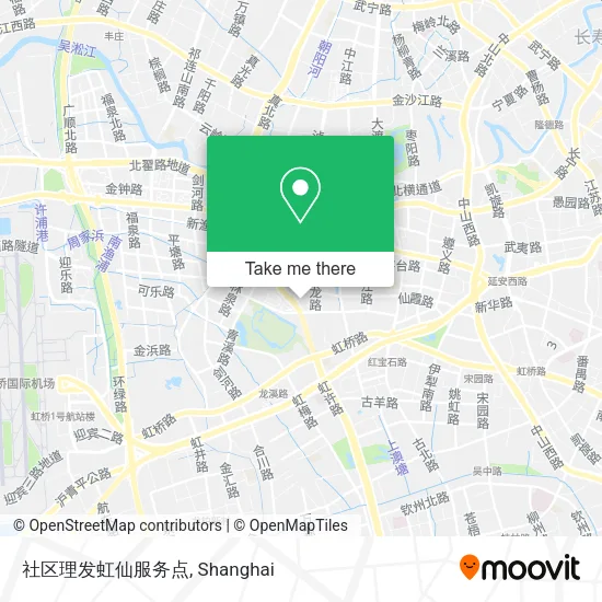 社区理发虹仙服务点 map
