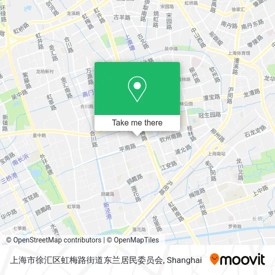 上海市徐汇区虹梅路街道东兰居民委员会 map