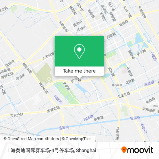 上海奥迪国际赛车场-4号停车场 map