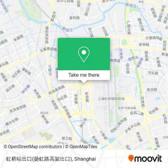 虹桥站出口(扬虹路高架出口) map