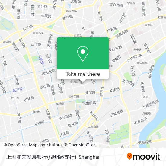 上海浦东发展银行(柳州路支行) map