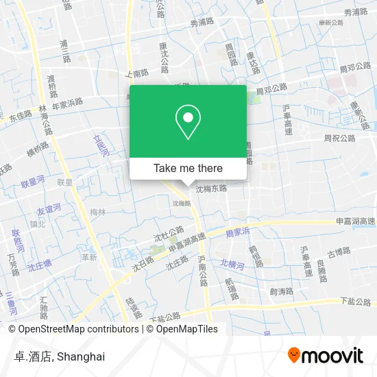 卓.酒店 map