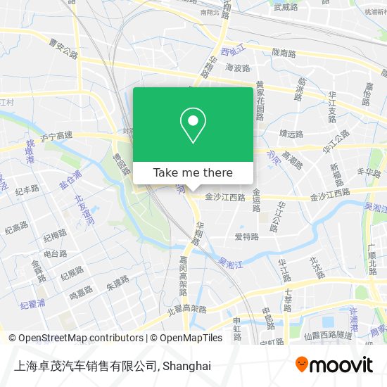 上海卓茂汽车销售有限公司 map