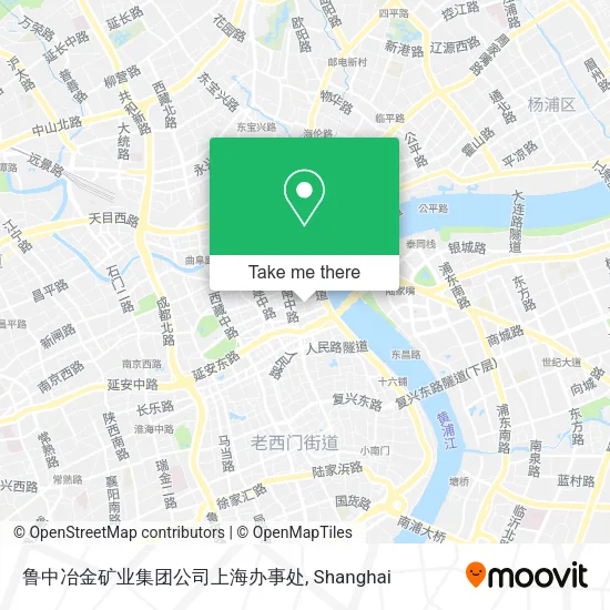 鲁中冶金矿业集团公司上海办事处 map