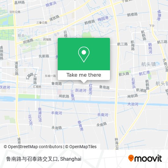 鲁南路与召泰路交叉口 map