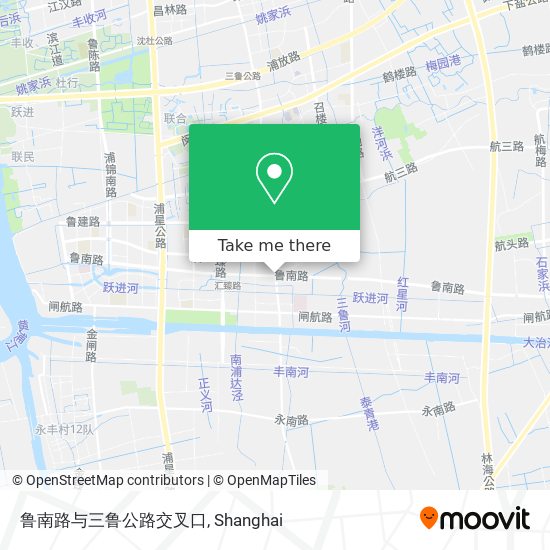 鲁南路与三鲁公路交叉口 map