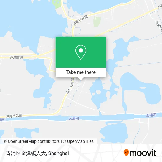 青浦区金泽镇人大 map