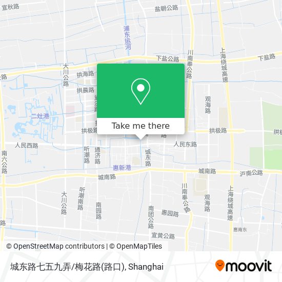 城东路七五九弄/梅花路(路口) map