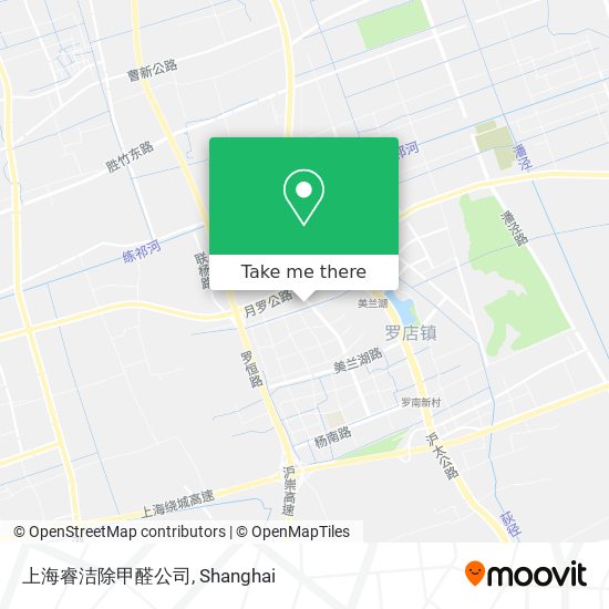 上海睿洁除甲醛公司 map