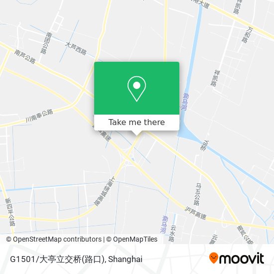 G1501/大亭立交桥(路口) map