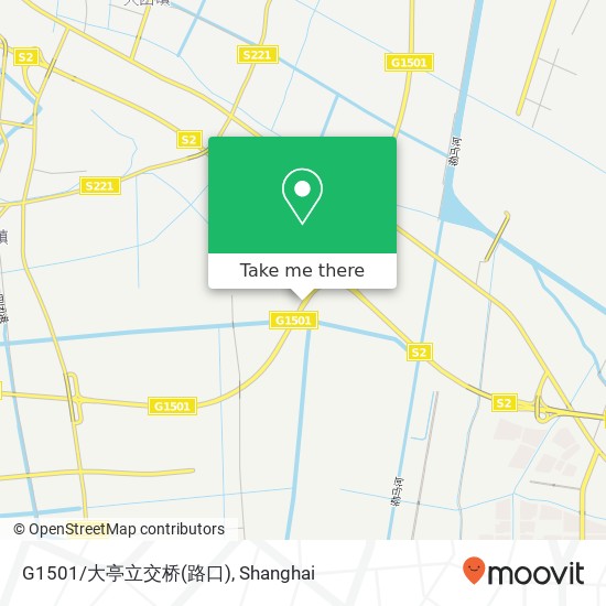 G1501/大亭立交桥(路口) map