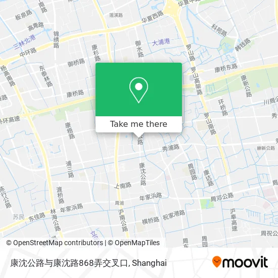 康沈公路与康沈路868弄交叉口 map