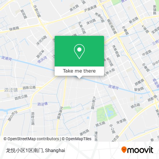 龙悦小区1区南门 map