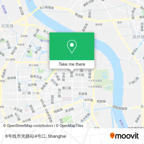 8号线市光路站4号口 map