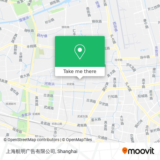 上海航明广告有限公司 map