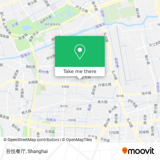 吾悦餐厅 map