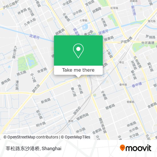 莘松路东沙港桥 map