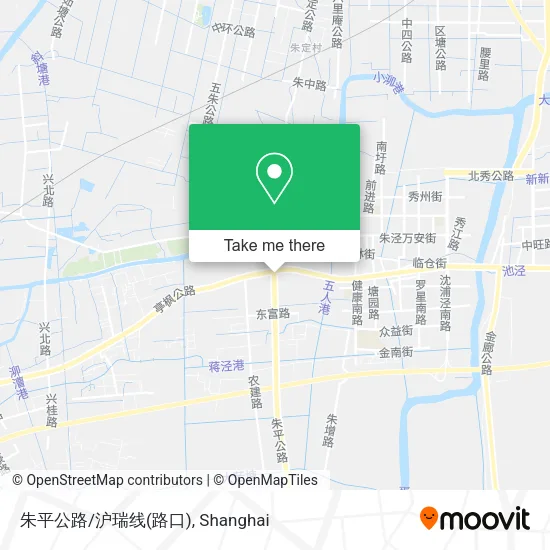 朱平公路/沪瑞线(路口) map