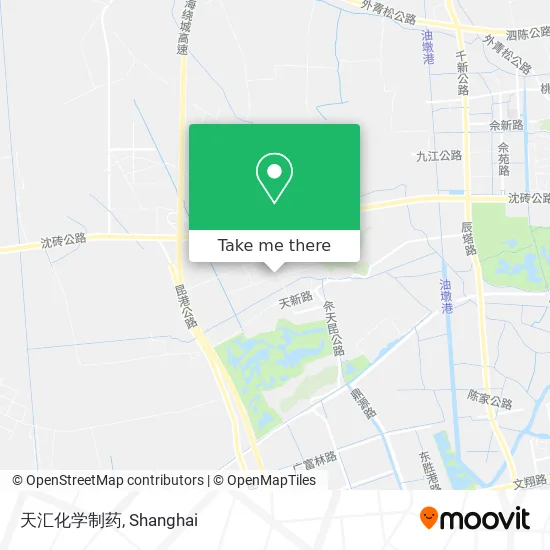天汇化学制药 map