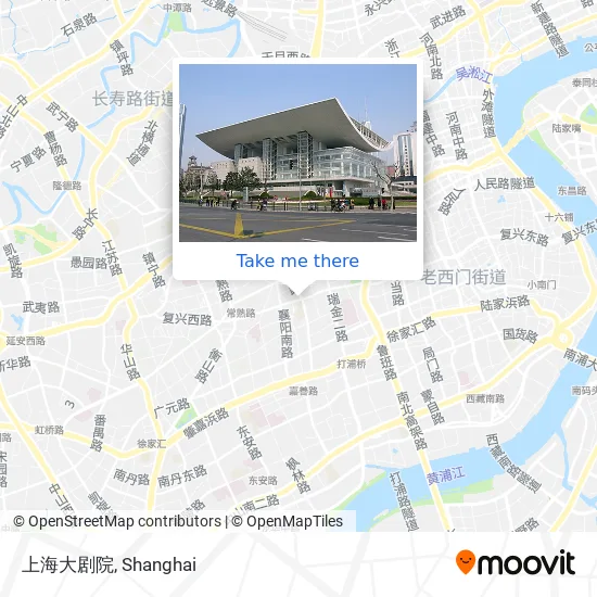 上海大剧院 map