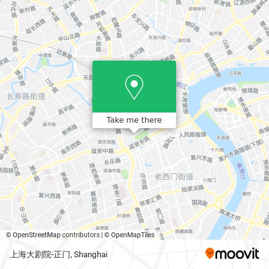 上海大剧院-正门 map