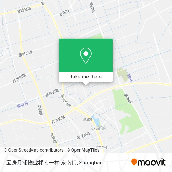 宝房月浦物业祁南一村-东南门 map