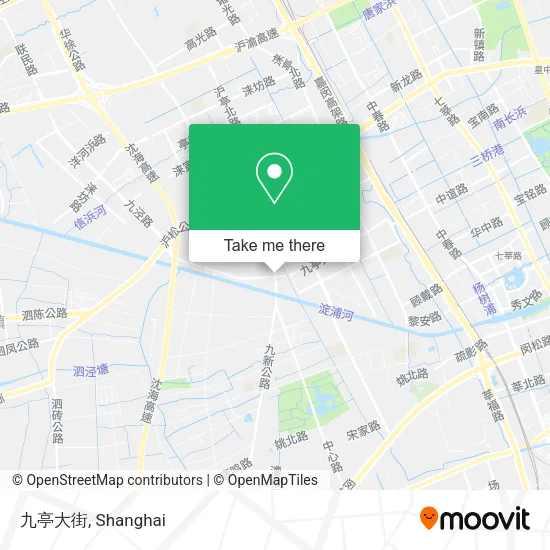 九亭大街 map