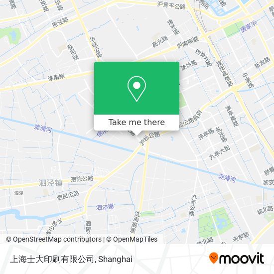 上海士大印刷有限公司 map