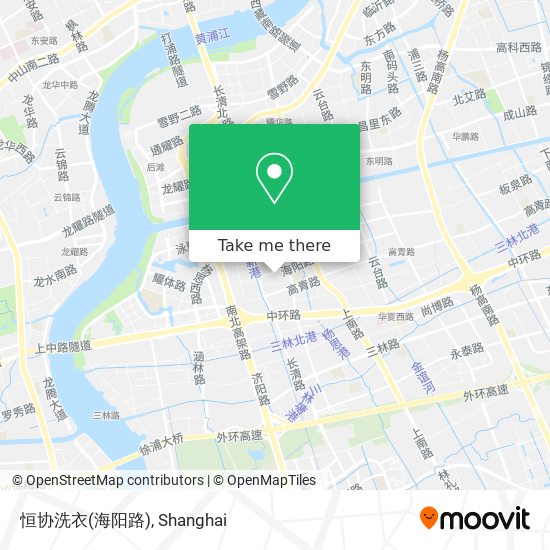 恒协洗衣(海阳路) map