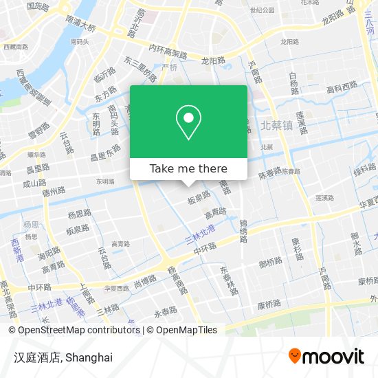 汉庭酒店 map