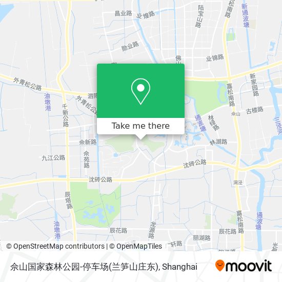 佘山国家森林公园-停车场(兰笋山庄东) map