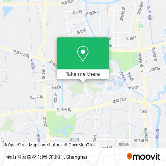 佘山国家森林公园-东北门 map