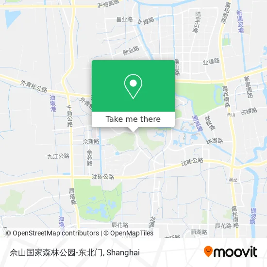 佘山国家森林公园-东北门 map