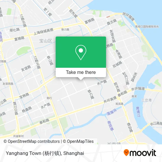 Yanghang Town (杨行镇) map