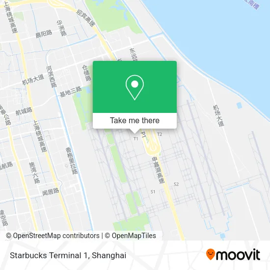 Starbucks Terminal 1 map
