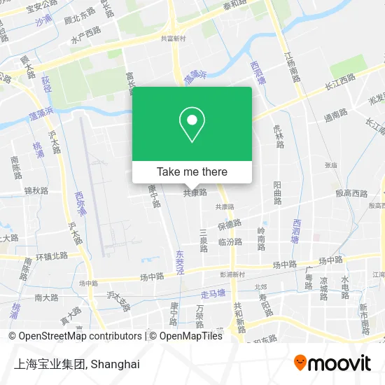 上海宝业集团 map