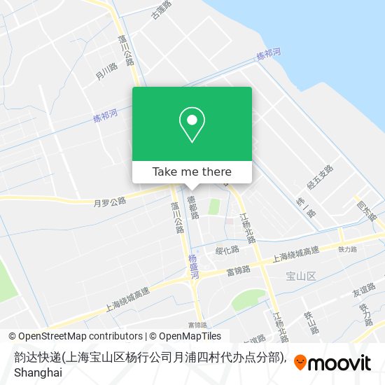 韵达快递(上海宝山区杨行公司月浦四村代办点分部) map