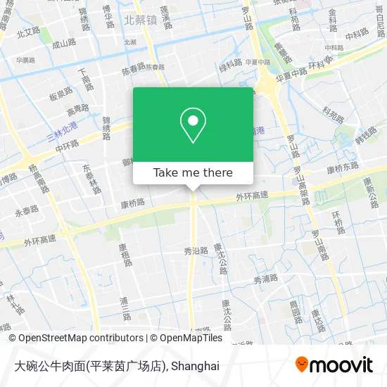 大碗公牛肉面(平莱茵广场店) map