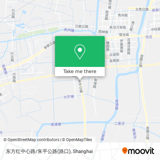 东方红中心路/朱平公路(路口) map