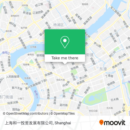 上海和一投资发展有限公司 map