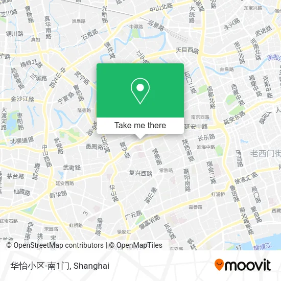 华怡小区-南1门 map