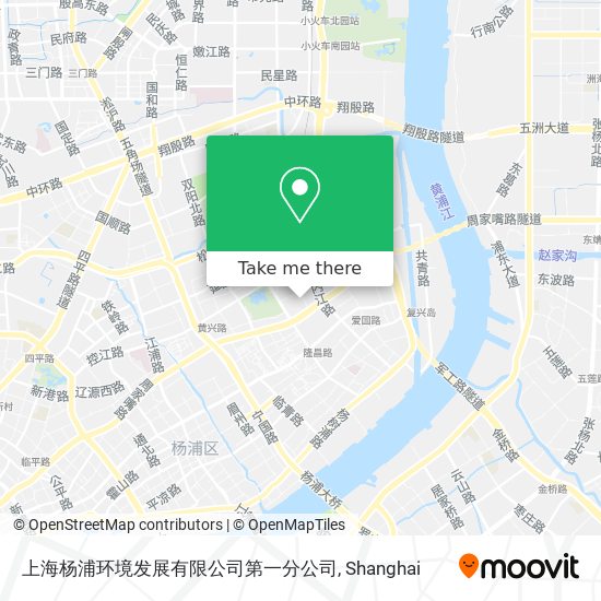 上海杨浦环境发展有限公司第一分公司 map