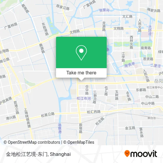 金地松江艺境-东门 map