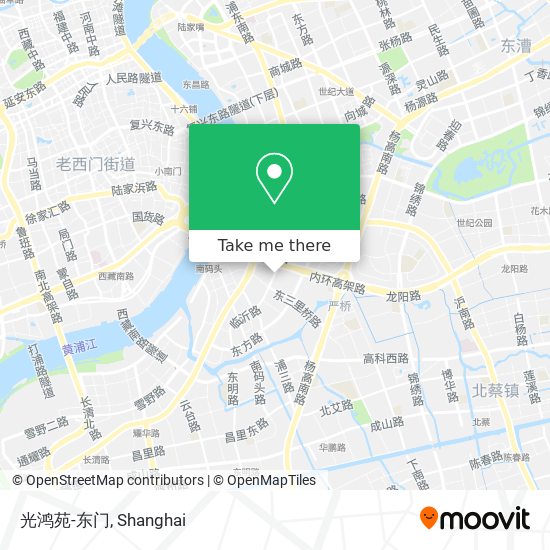 光鸿苑-东门 map