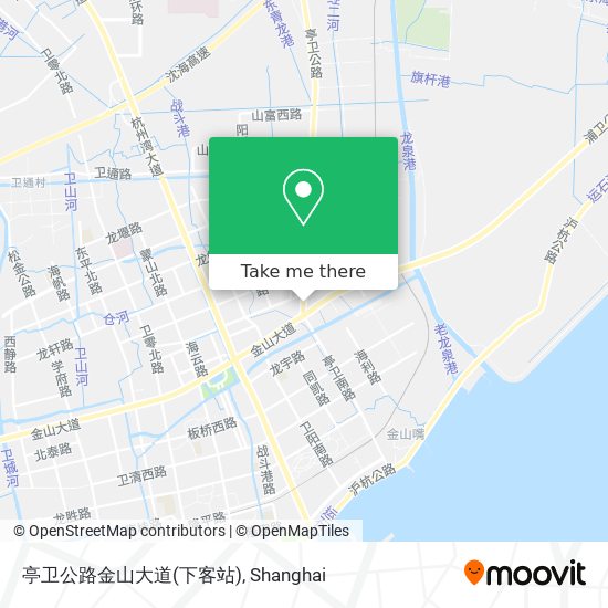 亭卫公路金山大道(下客站) map