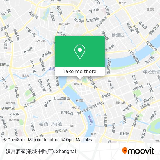 汉宫酒家(银城中路店) map
