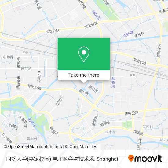 同济大学(嘉定校区)-电子科学与技术系 map