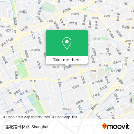 莲花路田林路 map